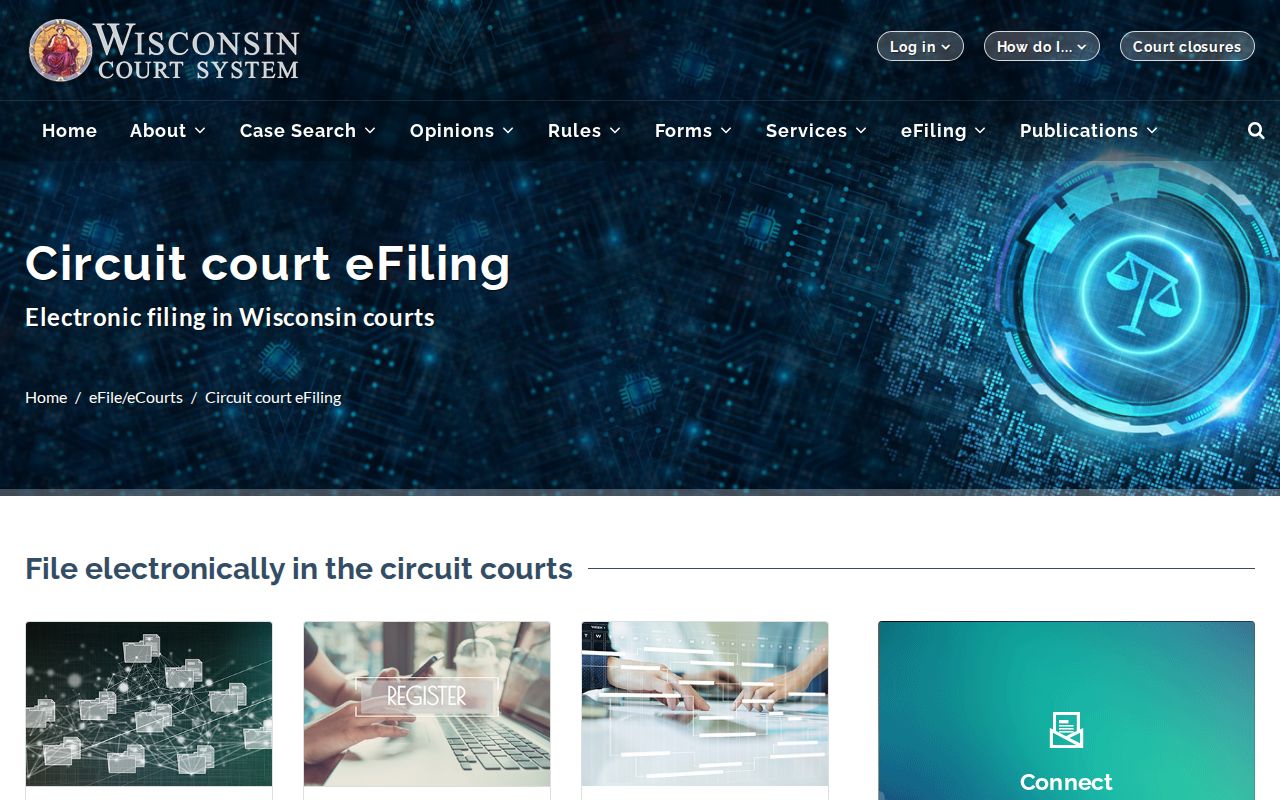 Vernon County criminal docket and Wisconsin circuit eFiling information