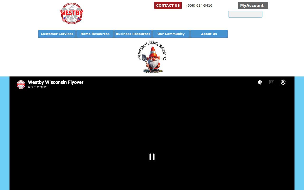 Westby court docket access through the official City of Westby website