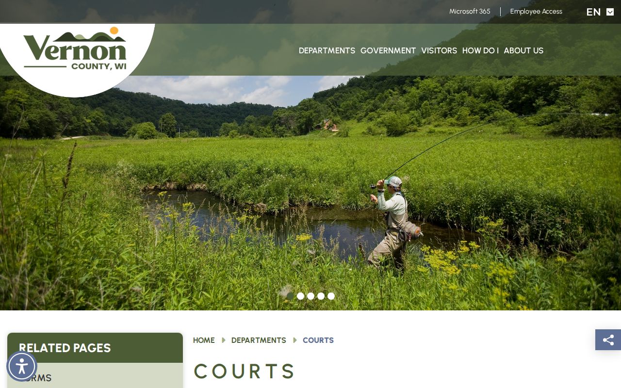 Vernon County court docket and court office information